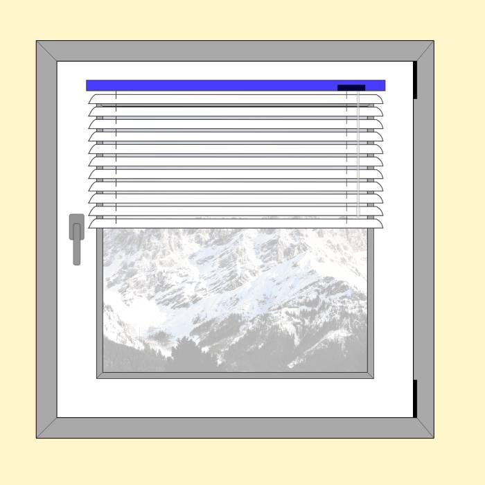 Am Fensterrahmen